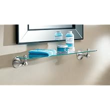Moen DN7790BN Lounge Vanity Shelf, Brushed Nickel