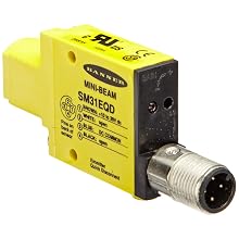 Banner SM31EQD Mini Beam DC Photoelectric Sensor, Opposed Emitter Mode, 4-Pin European QD Termination, 3m Sensing Range