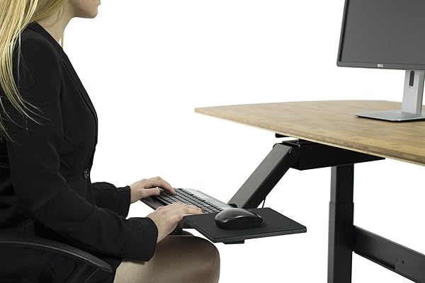 Kt2 Ergonomic Under Desk Keyboard Tray W Large Adjustable Height