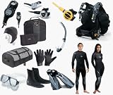 Tusa Warm Water Dive Adventure Package With Wetsuit,Bag Plus