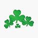 Beistle - 33790-5 - Foil Shamrock Cutout - Pack of 72
