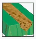 Beistle - 50920 - Printed Bamboo Table Runner- Pack of 12