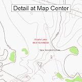 USGS Topographic Quadrangle Map - Ozark Lake, Texas (Folded/Waterproof)
