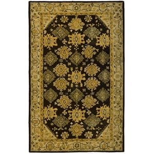 Taj Mahal TJM114A Brown Ivory Oriental Rug Size: 2'6 x 8' Runner