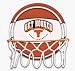 PTC Intl 13201 Texas Longhorns Pebble Basketball Hoop