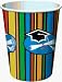 Creative Converting 9 oz Hot / Cold Grad Stripes Cup 8 Count - Case of 12