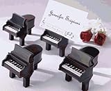 Kate Aspen 25023BK ''Ain't Love Grand?'' Piano Place Card Holders with Cards -Set of Four- Case of 24 Sets