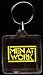 Men At Work - Logo - Lucite Keychain - Authentic 1980's Collectable!