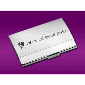 Jack Russell Terrier Business Card Holder