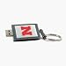 Centon DSK4GB-NEB University of Nebraska Keychain Flash Drive - 4GB