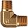 Parker Brass Pipe Fitting, 90 Degree Elbow, NPT Male X NPT Male