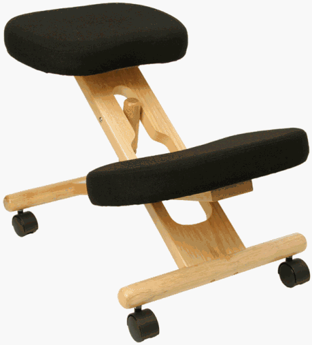 Wooden Ergonomic Kneeling Posture Office Chair