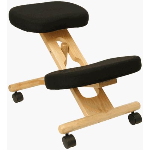 Wooden Ergonomic Kneeling Posture Office Chair by Everlast Furniture