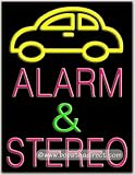 Alarm & Stereo Neon Sign