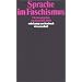 Sprache im Faschismus (suhrkamp taschenbuch wissenschaft)