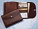 Men's Check Wallets | Top Men's Wallets - Deluxe Top Stub Checkbook Clutch by CTM