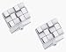 Dolan Bullock Basketweave Collection Sterling Silver Cuff Links