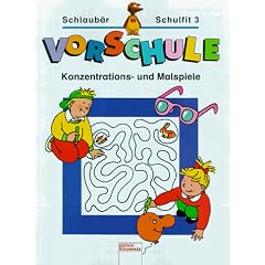 Schlaub�r Schulfit, Vorschule, H.3, Konzentrationsspiele und Malspiele