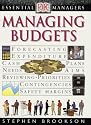 Managing Budgets (Essential Managers)