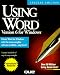 Book Using Word Version 6 for Windows (Using ... (Que))