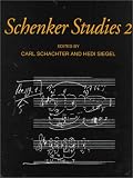 Schenker Studies 2 (Cambridge Composer Studies) (Vol 2)