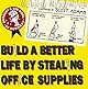 Build a Better Life by Stealing Office Supplies (Dogbert N' Dilbert's Humour at Work)