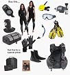 Sherwood Ladies Cold Water Scuba Gear Offering Wetsuit Bag+