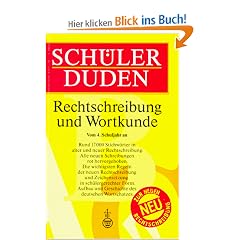 (Duden) Sch�lerduden, Rechtschreibung und Wortkunde, neue Rechtschreibung