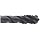 Dormer MTT-X E008/MTT-X E018 Powdered Metal Spiral Flute Threading Tap, Black Oxide Finish, Round Shank With Square End, Modified Bottoming Chamfer