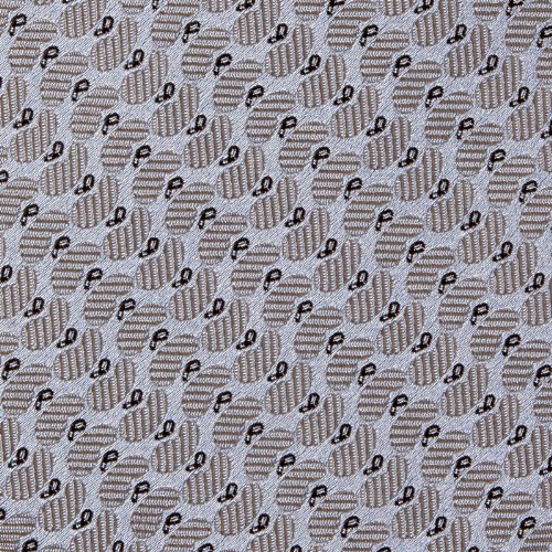 Giorgio Armani sky/silver silk tie. GAM1258