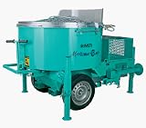 Towable Gas Mini Batch Plant 22CF w/ 13hp Honda gas engine 1194621 MORTARMAN 750