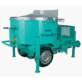 Towable Gas Mini Batch Plant 22CF w/ 13hp Honda gas engine 1194621 MORTARMAN 750