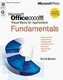 Microsoft Office 2000: Visual Basic for Applications Fundamentals (Developer Learning Tools) David Boctor