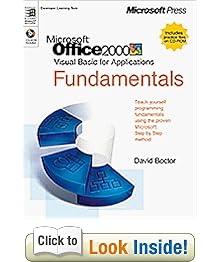Office 2000 Visual Basic Fundamentals Step-by-step (Developer Learning Tools)