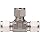 Parker A-Lok 2ET2-316 316 Stainless Steel Compression Tube Fitting, Tee, 1/8" Tube OD