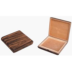 Walnut Finish Travel Cigar Humidor