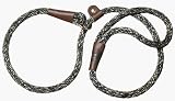 Mendota Braided British Style Slip Lead (Color=Red,Size=3/8 inch x 6 foot)