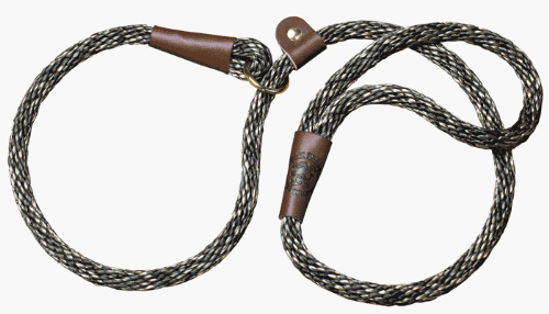 Mendota Braided British Style Slip Lead (Color=Hunter Green,Size=1/2 inch x 6 foot)