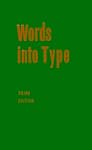 Words Into Type (3rd Edition)