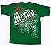 Mexico National Futbol Soccer Team Fleur Adult Kelly Green T-Shirt Tee