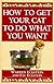 How to Get Your Cat to Do What You Want