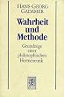 Gesammelte Werke, Bd.1, Wahrheit und Methode