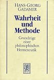 Gesammelte Werke, Bd.1, Wahrheit und Methode