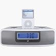 iLive CI3807 Dual Alarm Clock with iPod Dock (White)