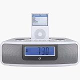 iLive CI3807 Dual Alarm Clock with iPod Dock (White)