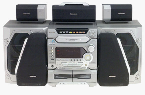Panasonic SC-AK57 Pro Logic Surround Home Theater Compact Stereo System