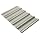 Focus Foodservice Commercial Bakeware 5 Count 18-Inch Perforated Baguette Pan