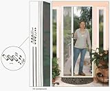 CRL White 84 Euro Retractable Screen Door Kit