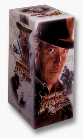 City Travel Guides Discounted  VHS : Indiana Jones Gift Set (3 VHS Boxed Set: Raiders of the Lost Ark, Temple of Doom, Last Crusade)