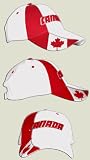 Casquette Canada, blanche-rouge, flag